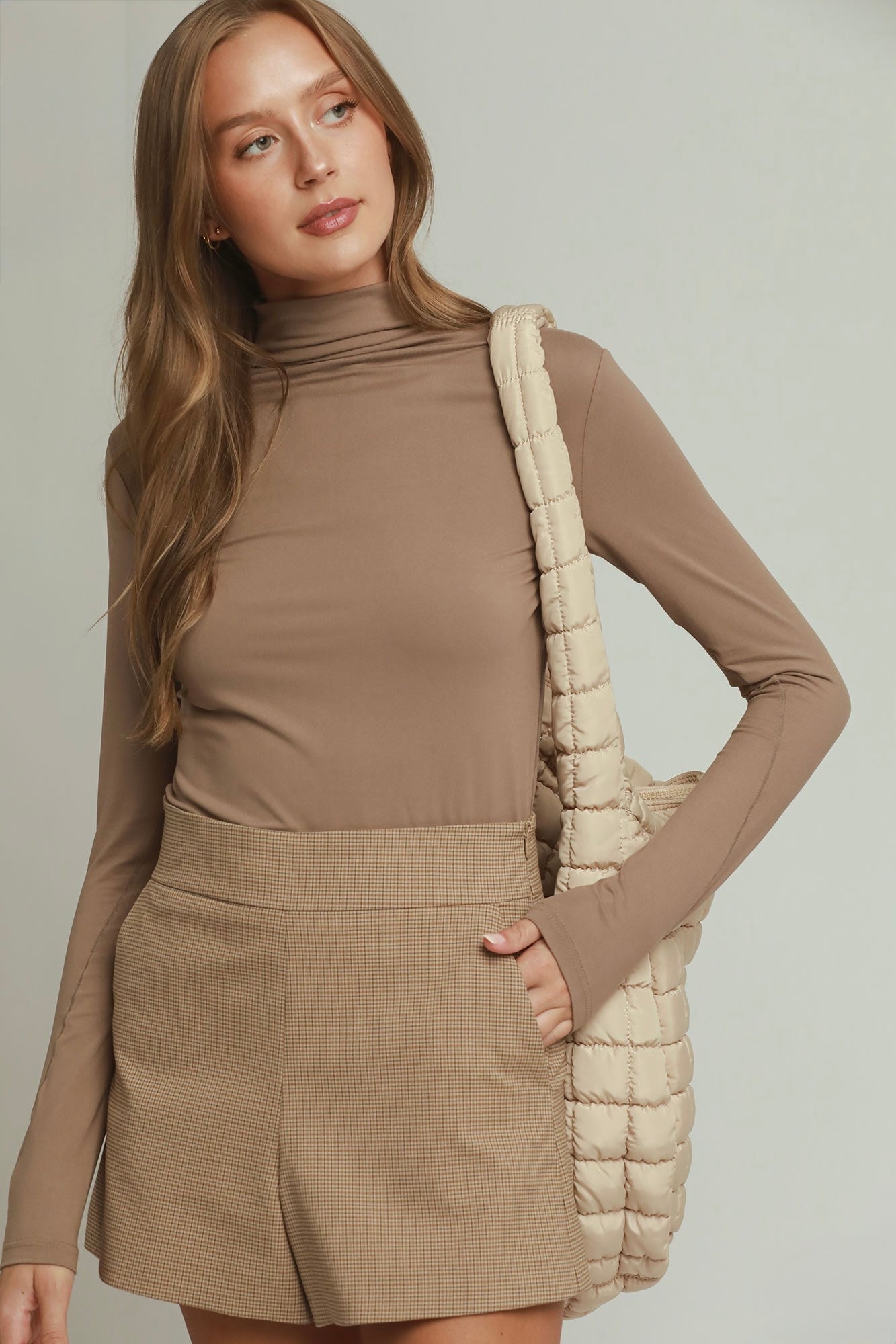 Mock Neck Long Sleeve