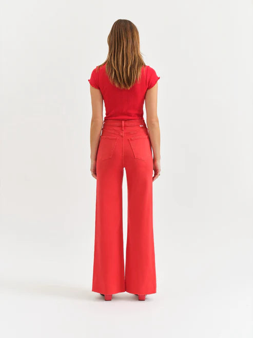 Cherry Wide Leg