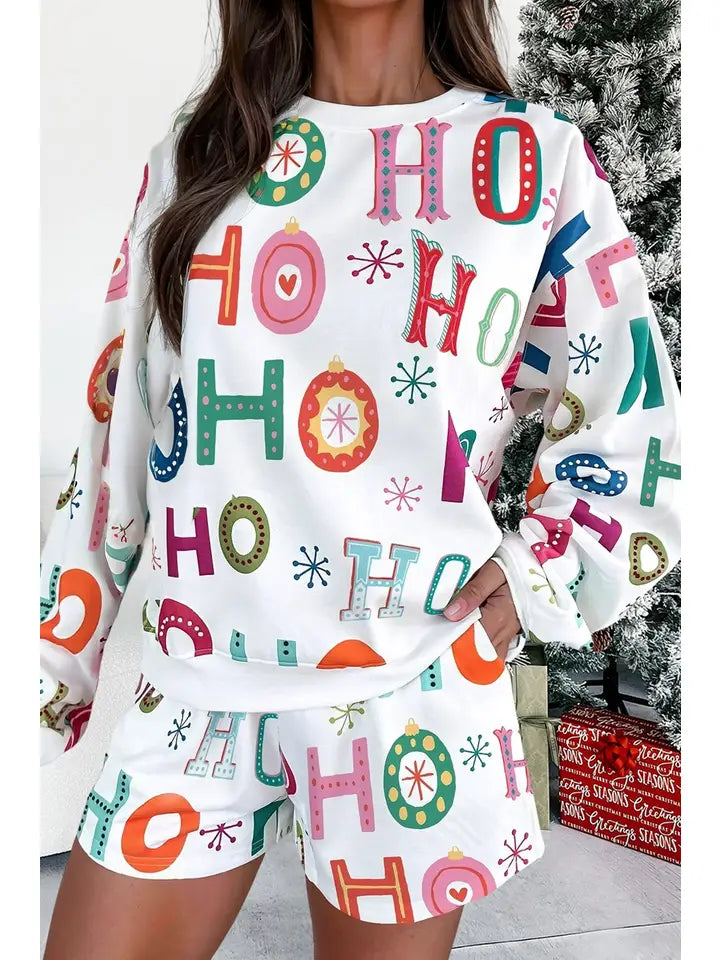 Ho Ho Ho Pajama Set