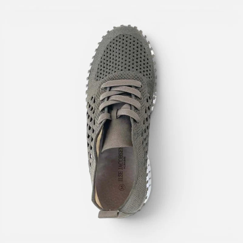 Beige Lace Up Isle