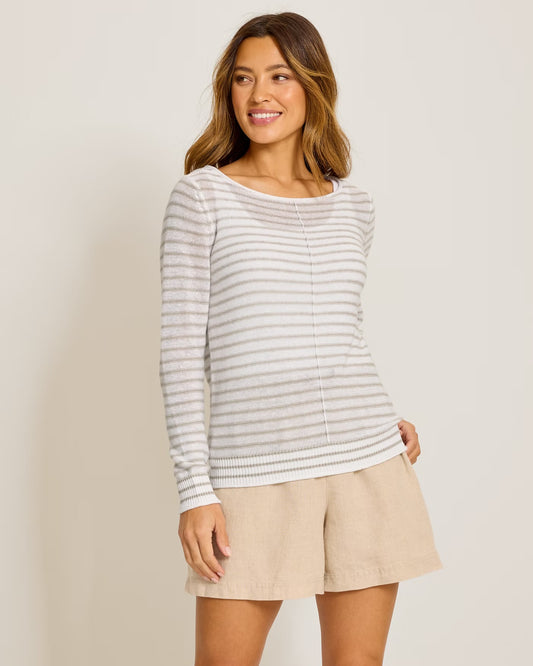 Cedar Linen Stripe