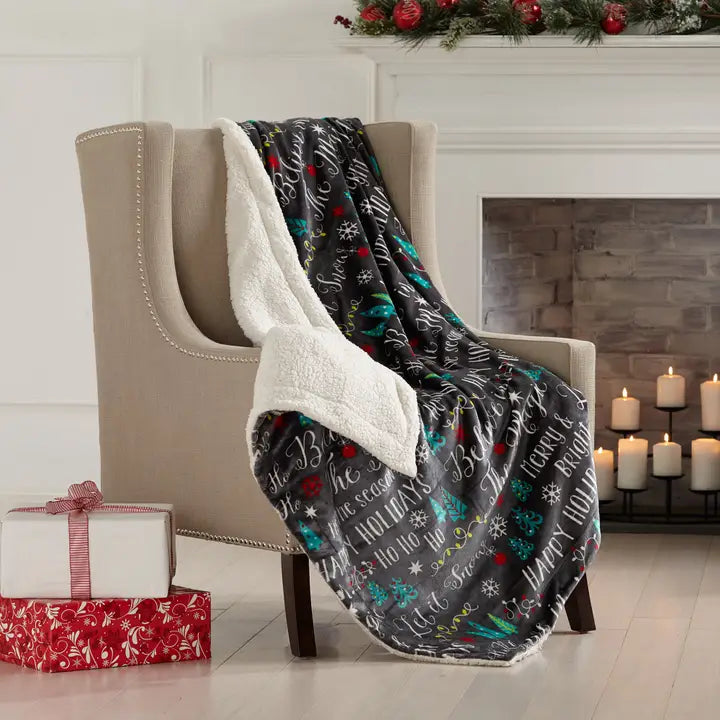 Sherpa Throw Blanket