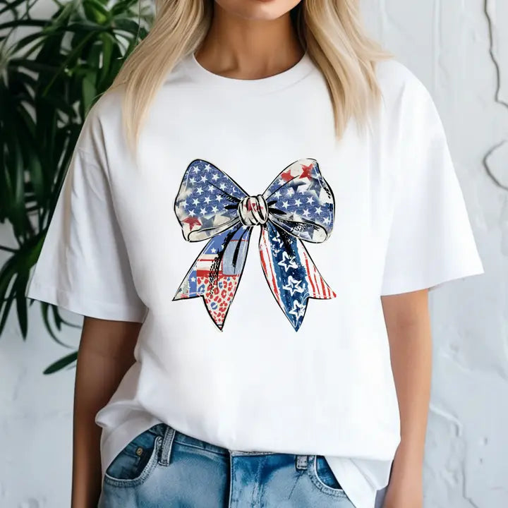 Red, White & Bow