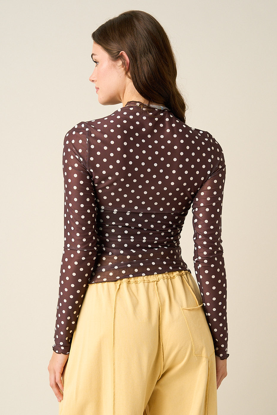 Polk A dot Sheer