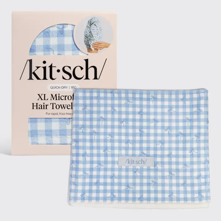 Checkered Towel Wrap