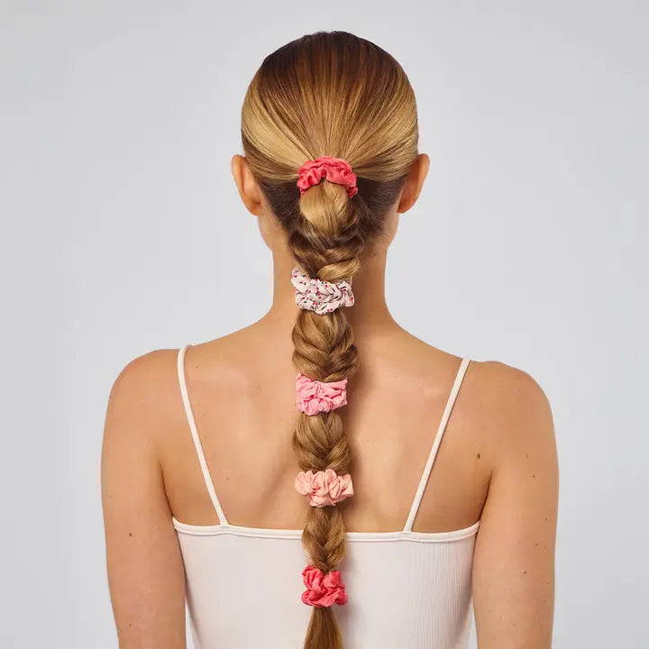 Ruched Satin Scrunchies