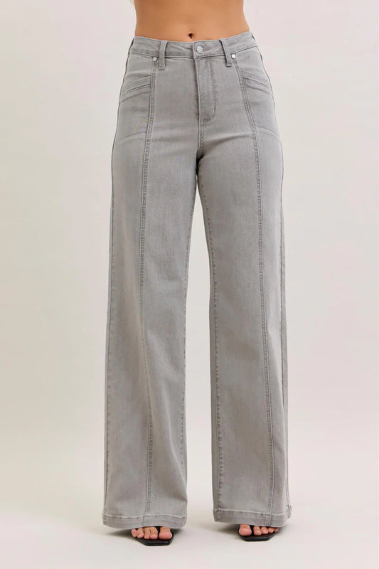 Gray Wide Leg