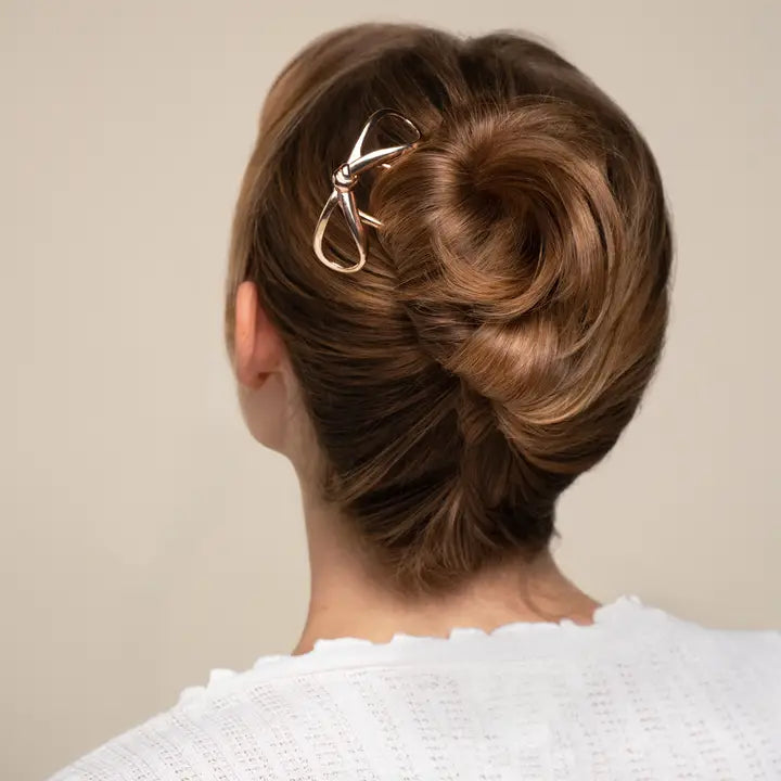 Metal Bow hair clip