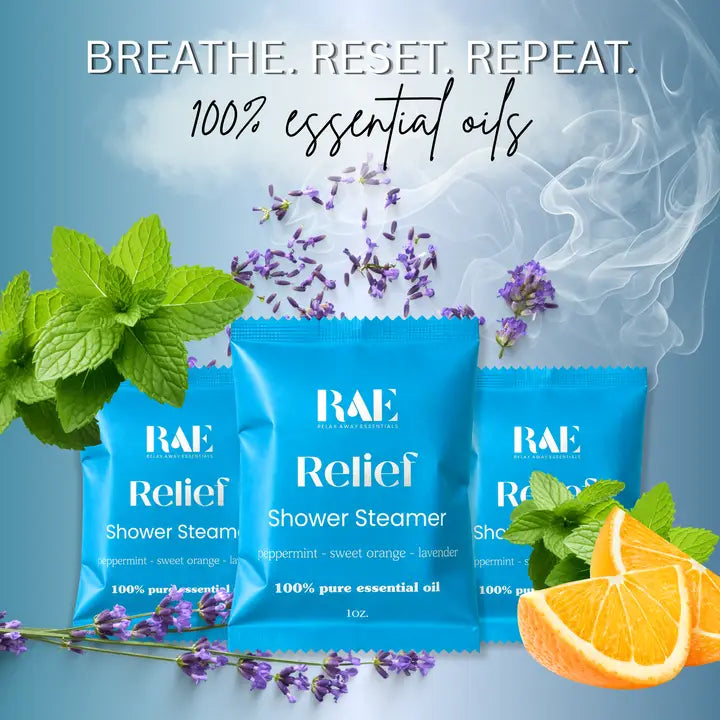 Relief Shower Steamer Set