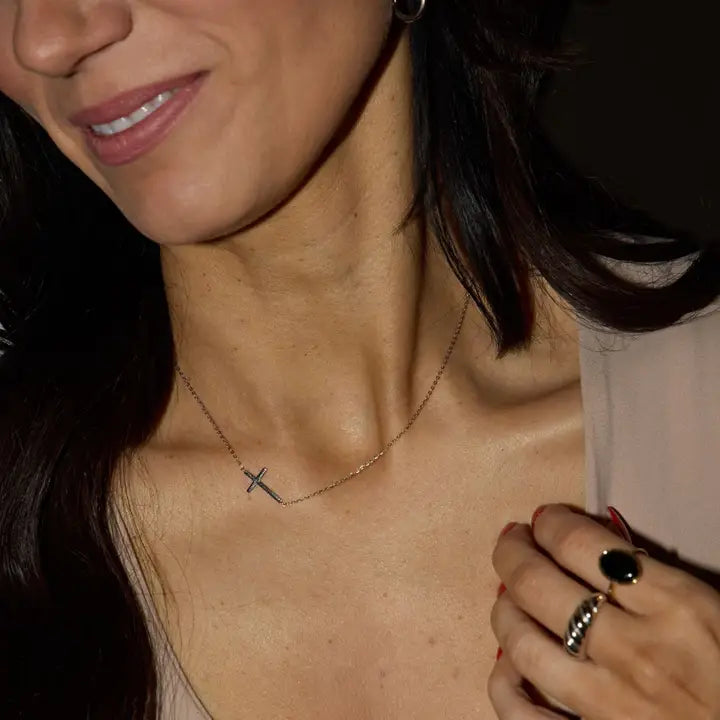 Silver Cross Necklace