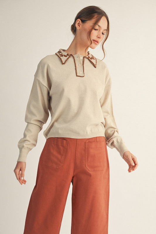 Toffee Stitch Top
