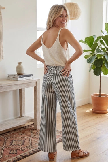Wide Leg Stripe